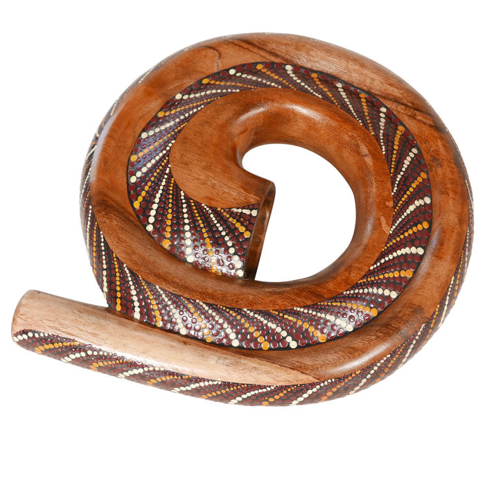 Joseph Allen Aboriginal Spiral Didgeridoo Horn Figurine Wayfair Canada